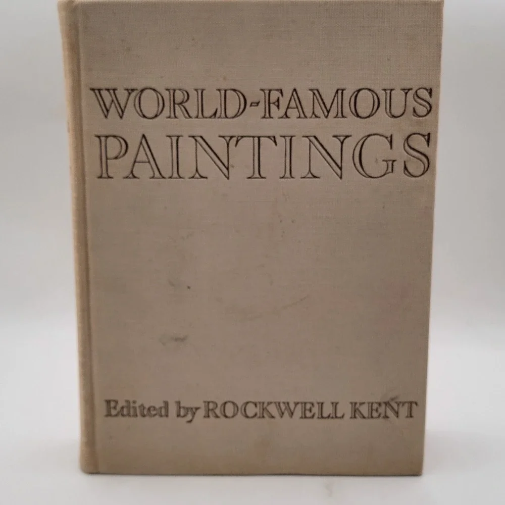 Rockwell Kent World-Famous Paintings Hardcover Wise & Co. Vintage‎ Art Book Fair